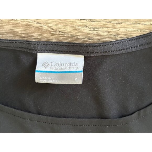 COLUMBIA WOMENS S PERFORMANCE BLACK DRESS ADJUSTABLE WAIST POCKETS LIGHTWEIGHT - Picture 8 of 8